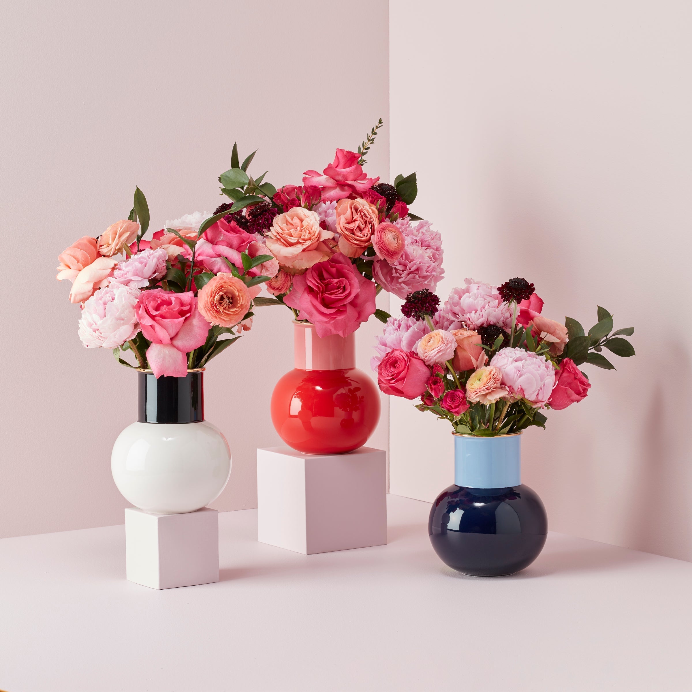 Lenox Premium Make It Pop White & Black Bouquet Vase - Image 3