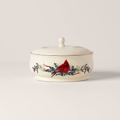 Lenox Premium Winter Greetings Covered Dish