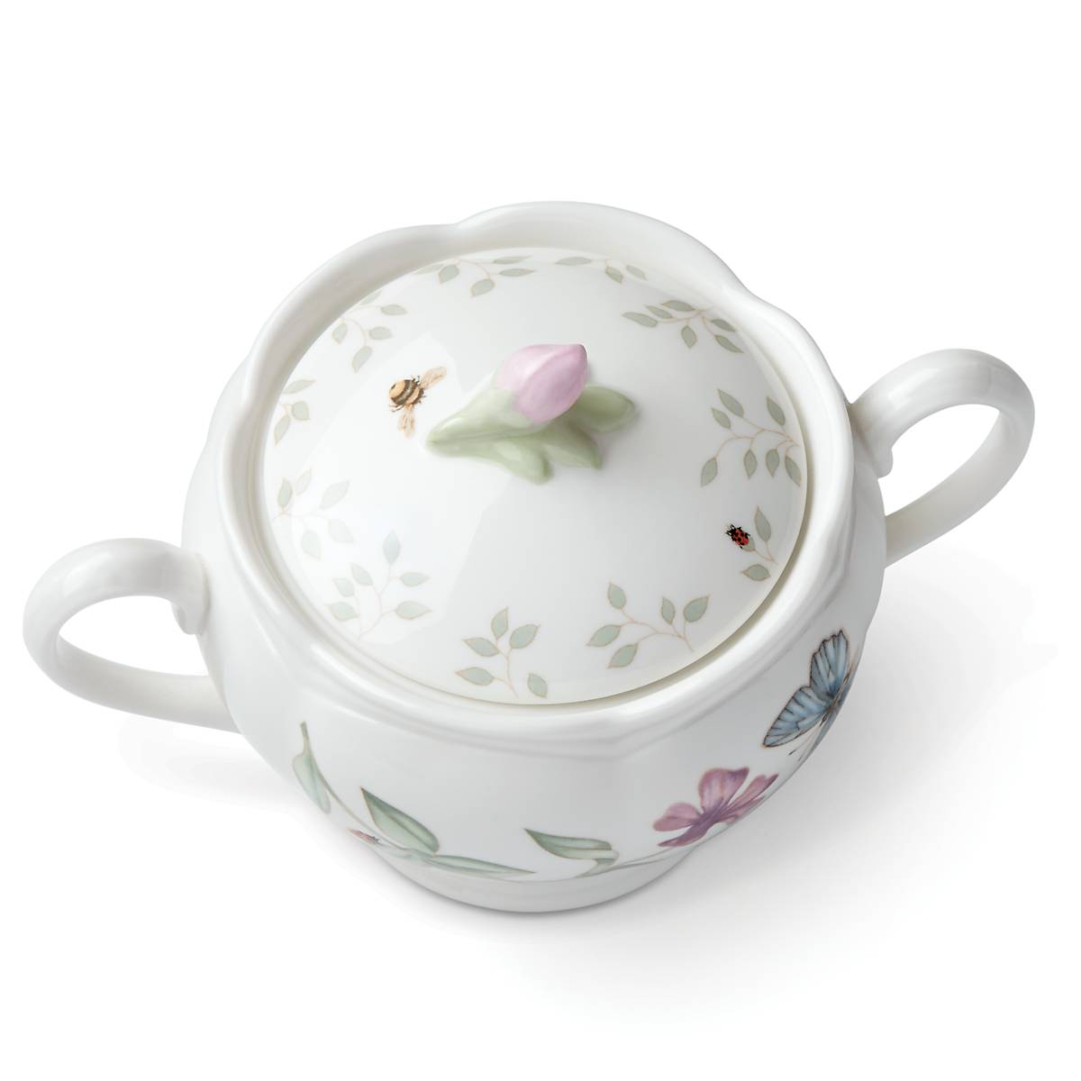 Lenox Premium Butterfly Meadow Sugar Bowl - Image 3