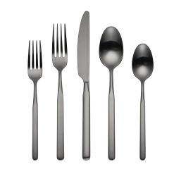 Lenox Premium Mercer Gunmetal 5-Piece Place Setting