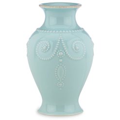 Alternative view of Lenox Premium French Perle Ice Blue Bouquet Vase