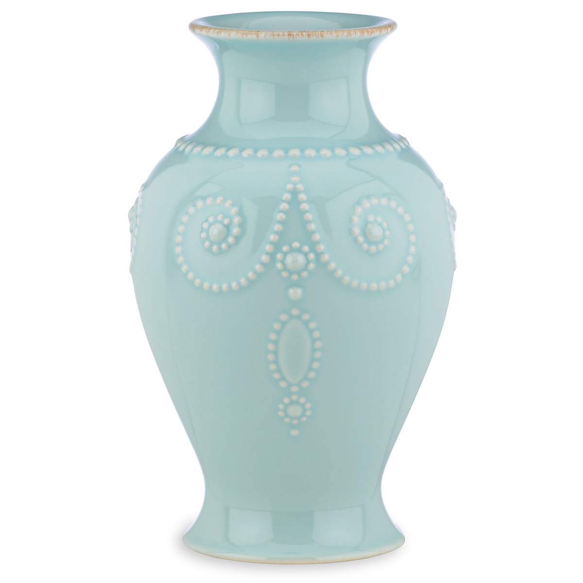 Lenox Premium French Perle Ice Blue Bouquet Vase - Image 2