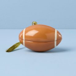 Alternative view of Lenox Premium Personalized Football Ornament