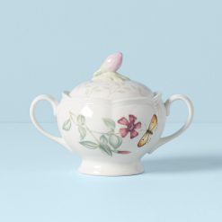Lenox Premium Butterfly Meadow Sugar Bowl
