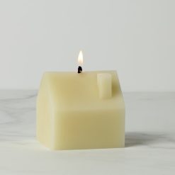 Lenox Premium Iconic Cream Small House Candle