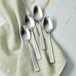 Alternative view of Lenox Premium Reid Satin Dinner Spoons, Set of 4