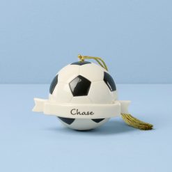 Lenox Premium Personalized Soccer Ball Ornament