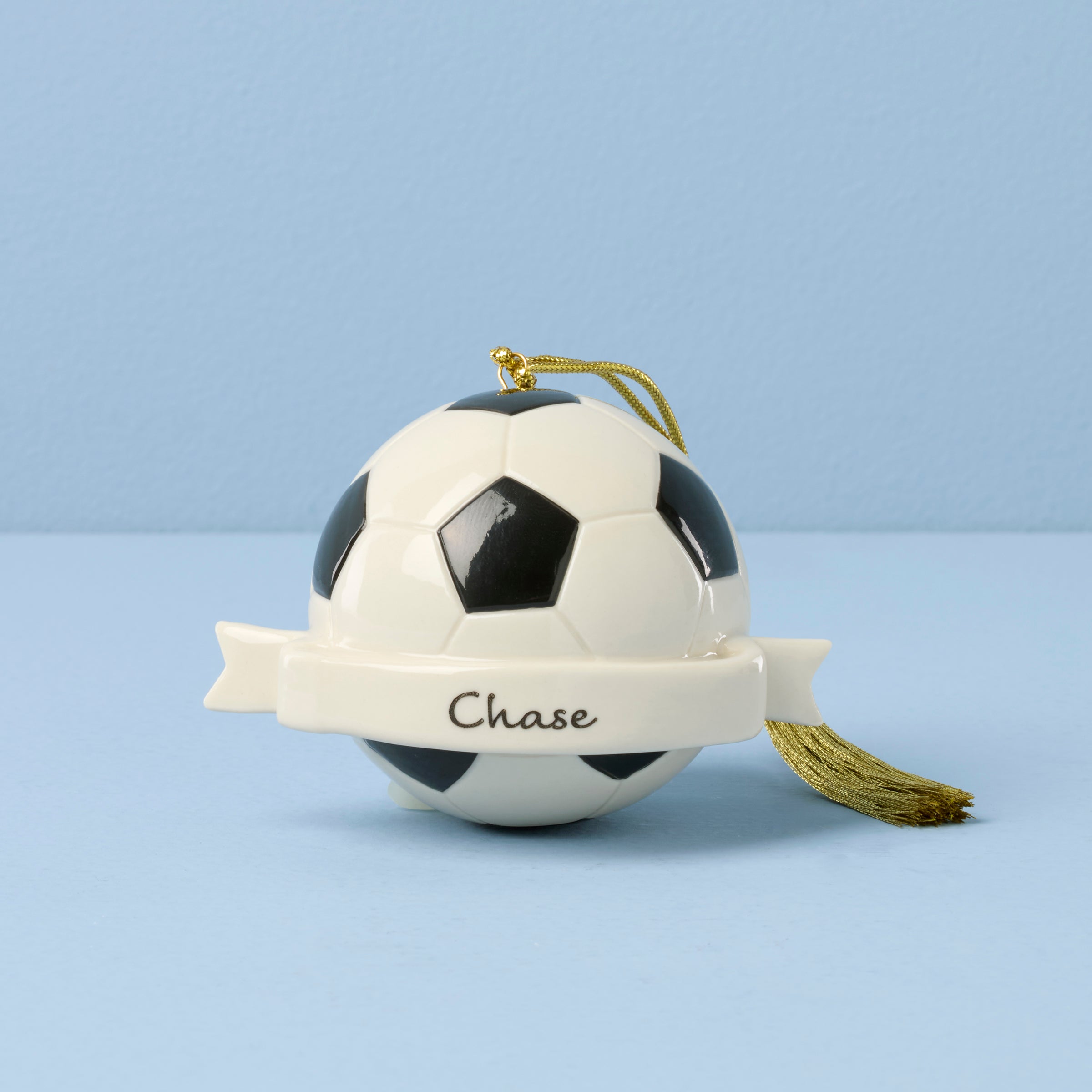 Lenox Premium Personalized Soccer Ball Ornament