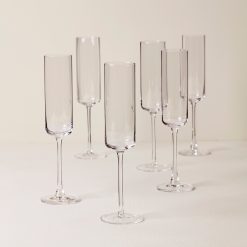 Lenox Premium Tuscany Classics Straight Flute Glasses, Set of 6