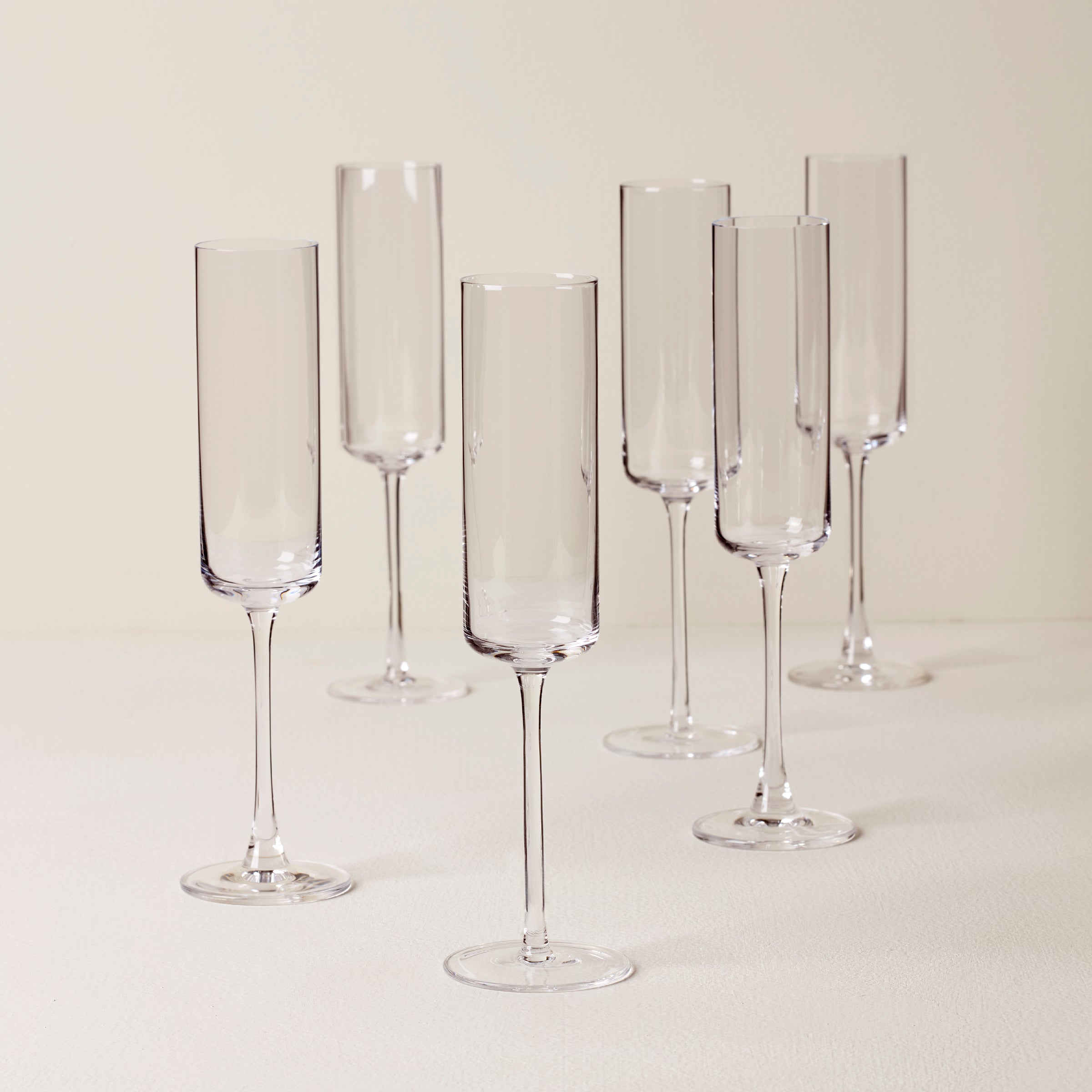 Lenox Premium Tuscany Classics Straight Flute Glasses, Set of 6