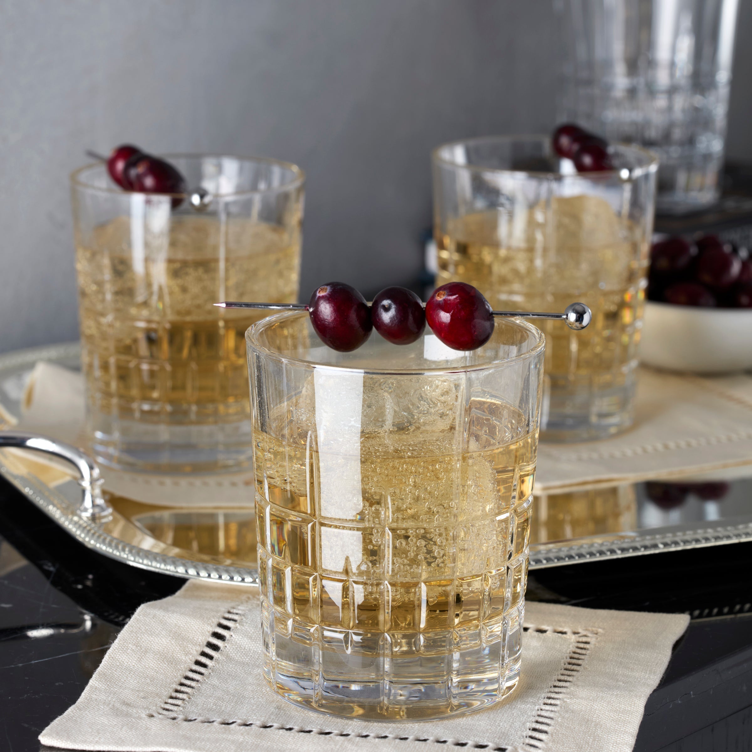 Lenox Premium Deklan Crystal Double Old Fashion Glasses, Set of 4 - Image 2