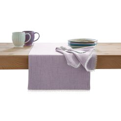 Alternative view of Lenox Premium French Perle Violet Dinner Napkins, Set of 2