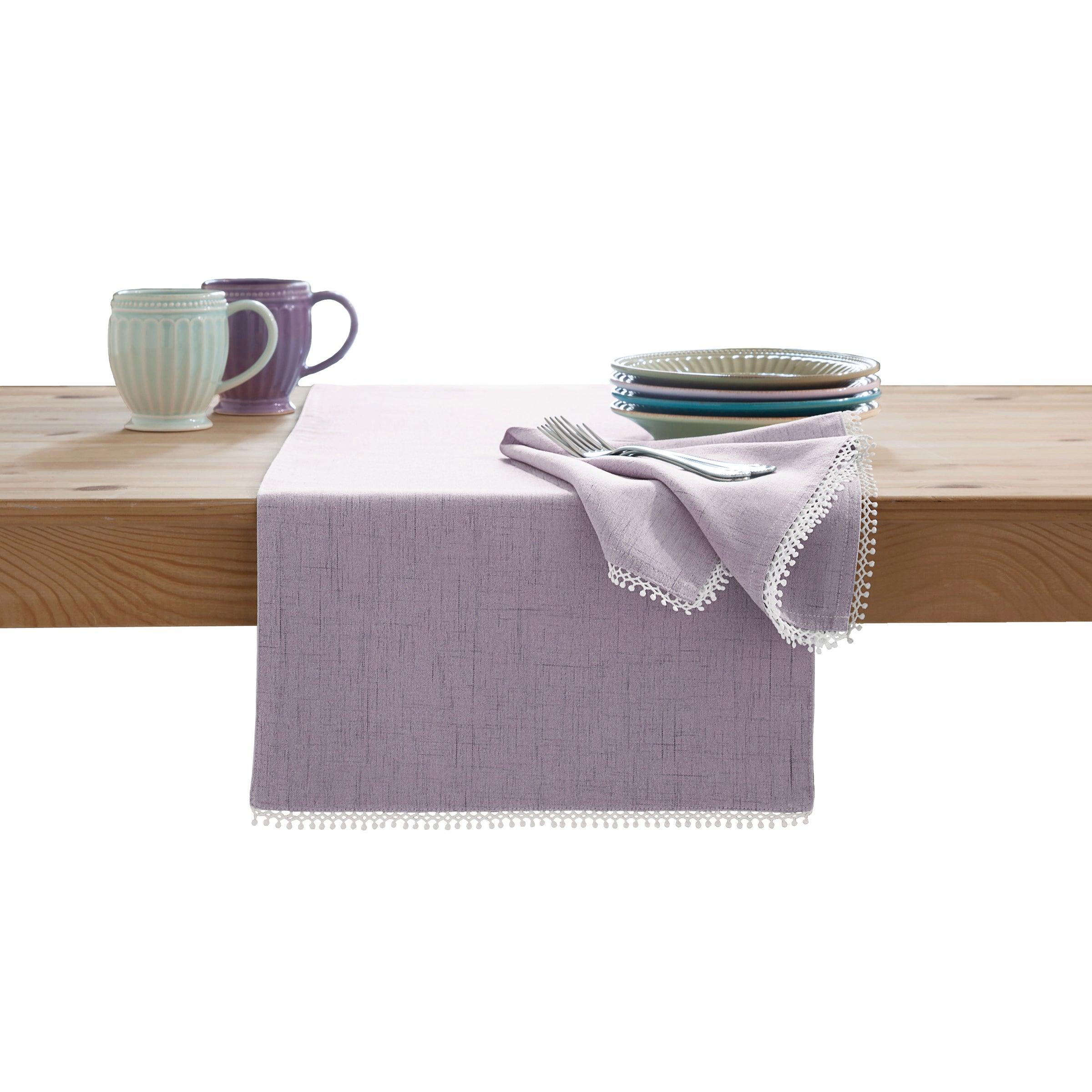 Lenox Premium French Perle Violet Dinner Napkins, Set of 2 - Image 2