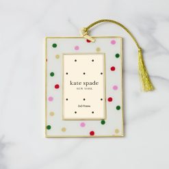 Lenox Premium Be Jolly Dot Mini Frame Ornament