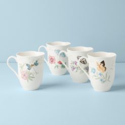 Alternative view of Lenox Premium Butterfly Meadow Mugs, Set of 4