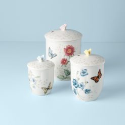 Lenox Premium Butterfly Meadow 3-Piece Canister Set