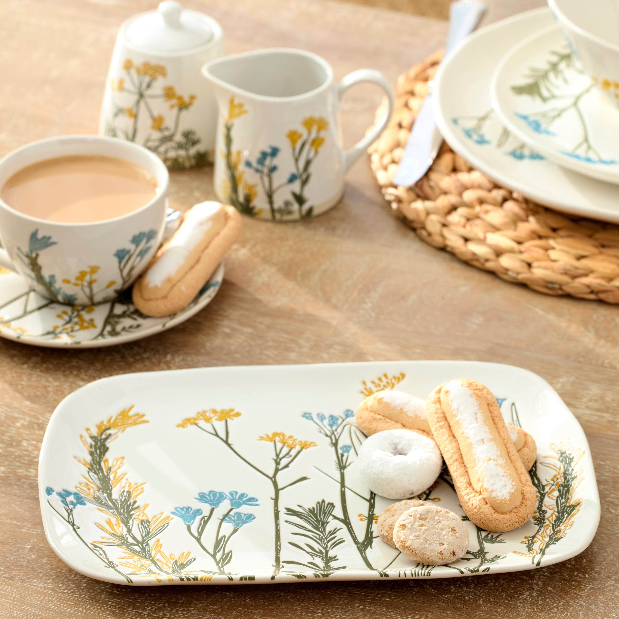 Lenox Premium Wildflowers Sugar & Creamer Set - Image 5