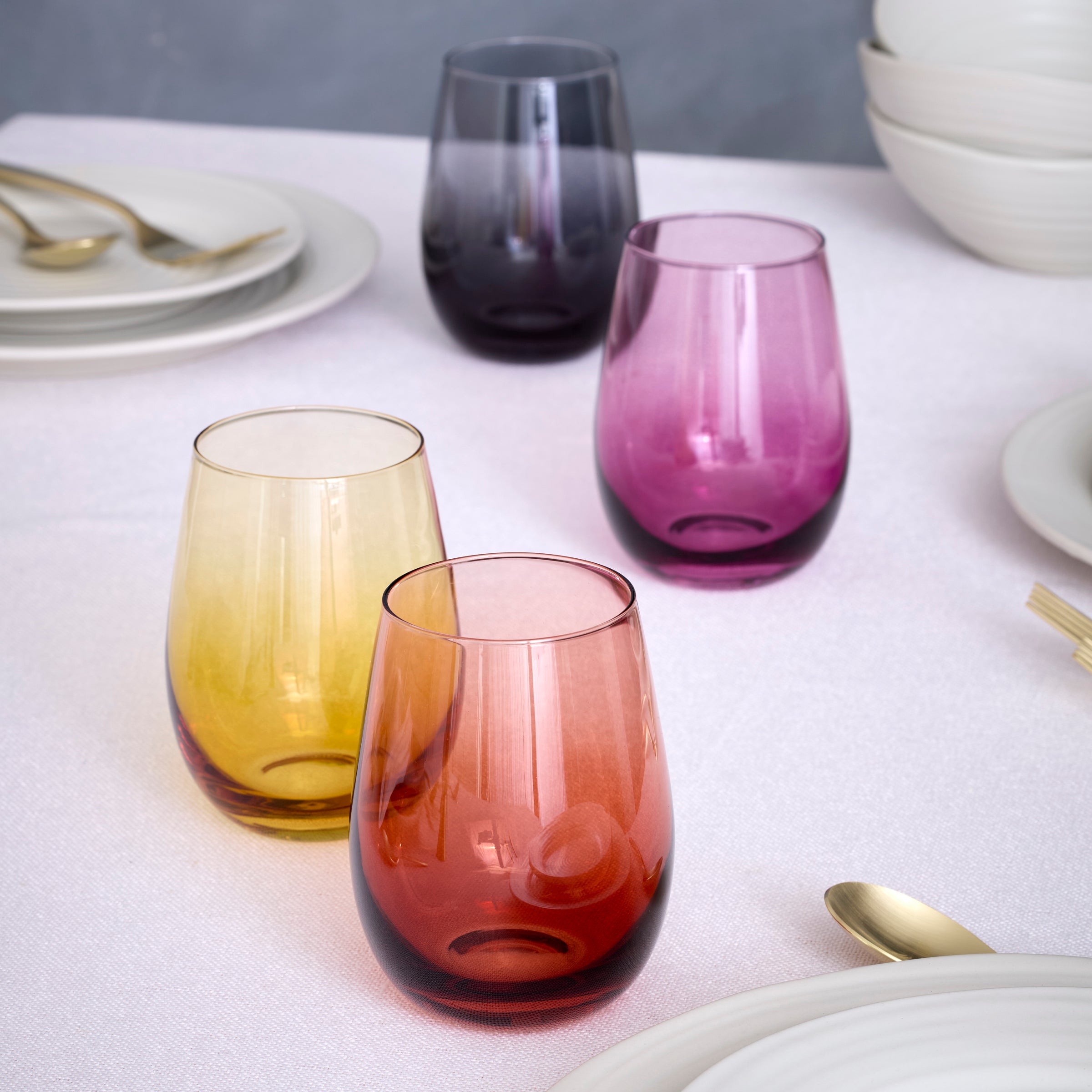 Lenox Premium Golden Hour Stemless Wine Glasses, Set of 4 - Image 3