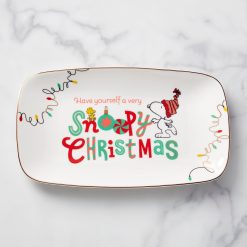 Lenox Premium Snoopy Christmas Hors d'Oeuvre Tray