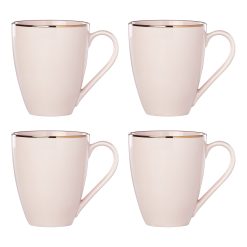 Lenox Premium Trianna Blush Mugs, Set of 4