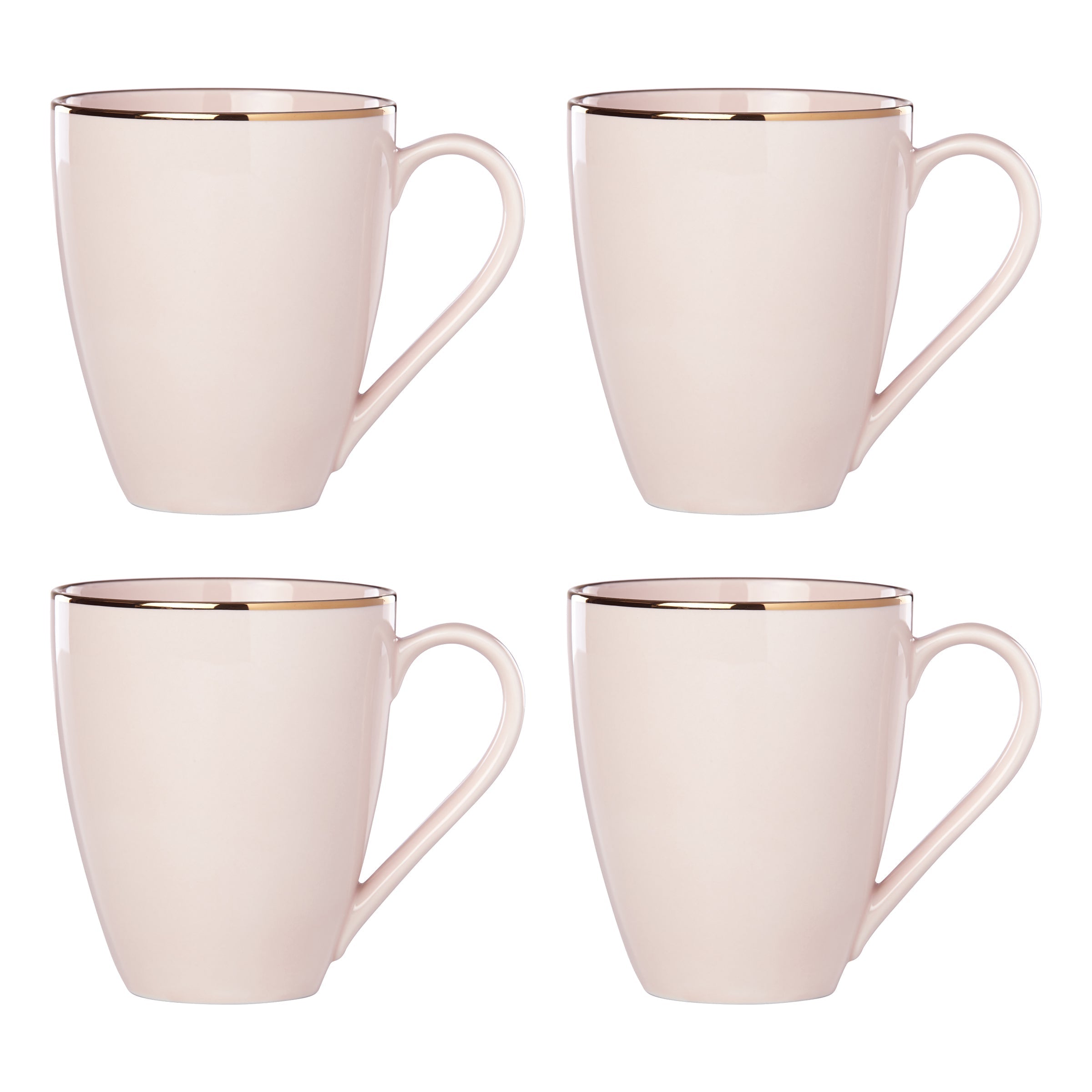 Lenox Premium Trianna Blush Mugs, Set of 4