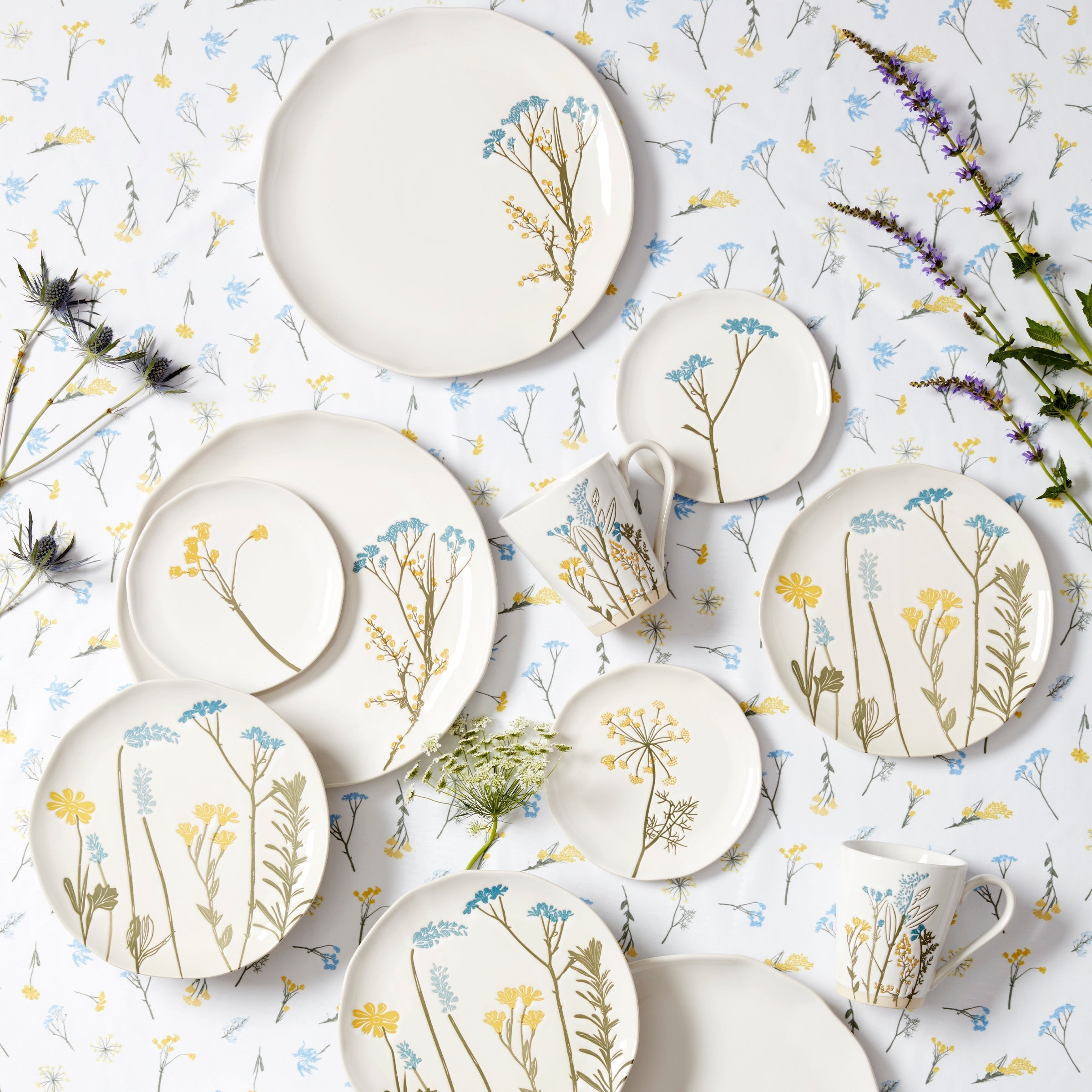 Lenox Premium Wildflowers Tidbit Plates, Set of 4 - Image 4