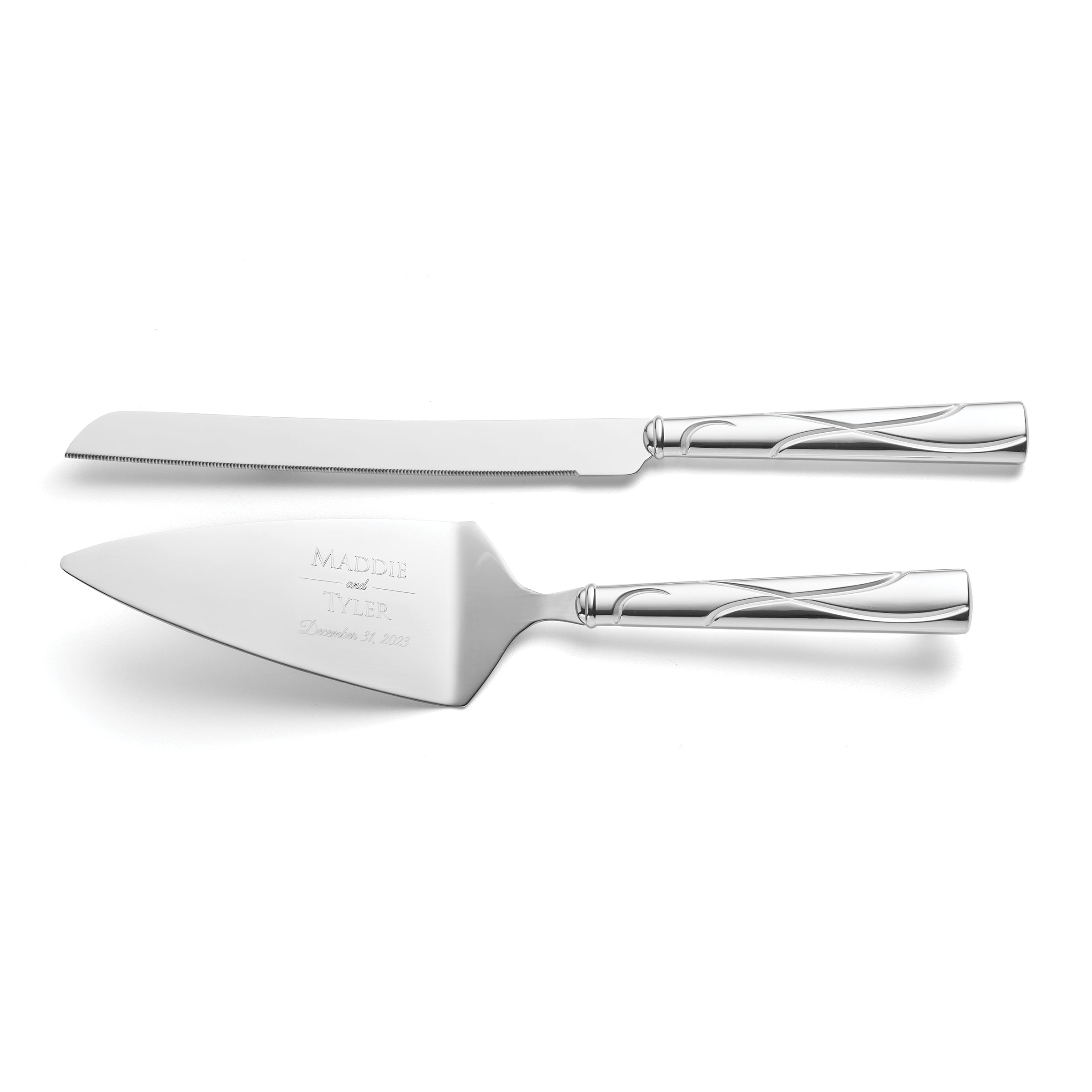 Lenox Premium Personalized Adorn 2-Piece Cake Knife & Server Set - Image 3