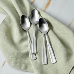 Alternative view of Lenox Premium Reid Satin Teaspoons, Set of 4