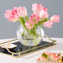 Alternative view of Lenox Premium Spring Pansies Glass Petite Rose Bowl