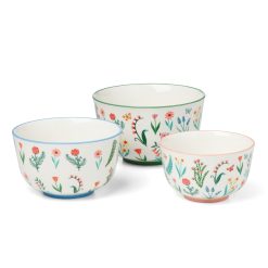Alternative view of Lenox Premium First Blooms 3-Piece Nesting Bowl Set