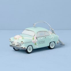 Lenox Premium 2026 Just Married Vintage Car Ornament