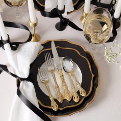 Alternative view of Lenox Premium Golden Michelangelo 20-Piece Flatware Set