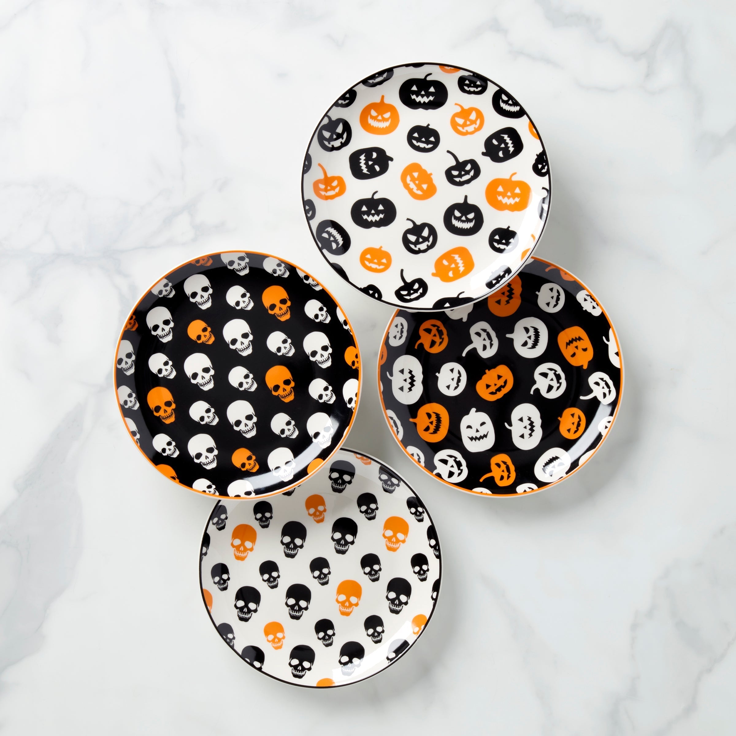 Lenox Premium Vintro Halloween Accent Plates, Set of 4