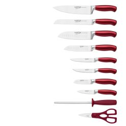 Alternative view of Lenox Premium Argentum Red 14-Piece Cutlery Block Set