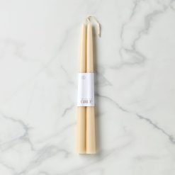 Lenox Premium Dipped Parchment 12 Taper Candle, Set of 2