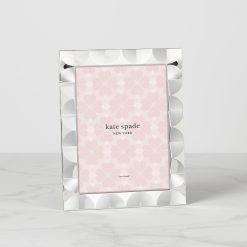 Lenox Premium South Street Silver 8x10 Scallop Photo Frame