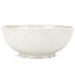 Alternative view of Lenox Premium French Perle Groove White Medium Bowl