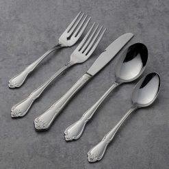 Alternative view of Lenox Premium True Rose 45 Piece Everyday Flatware Set, Service For 8