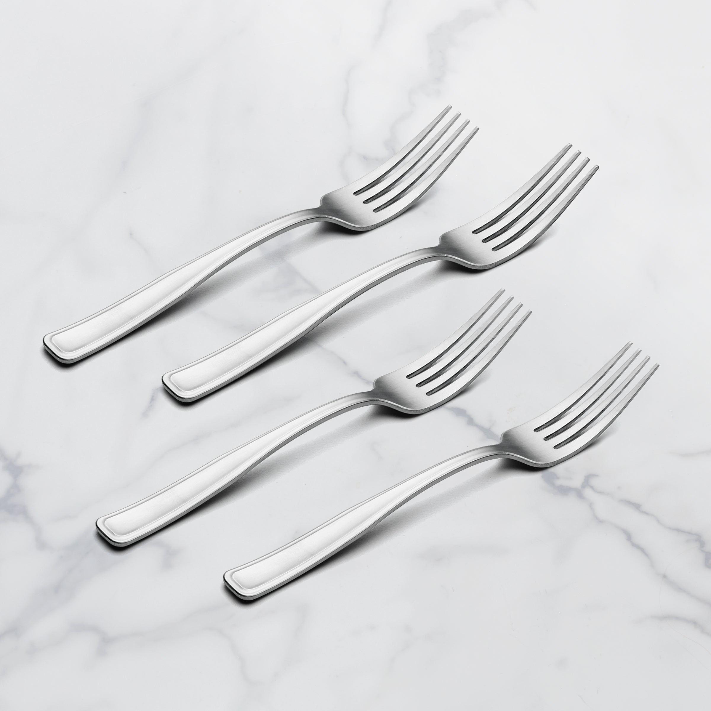 Lenox Premium Reid Satin Salad Forks, Set of 4