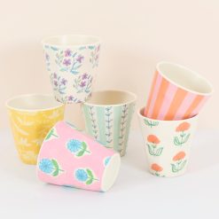 Lenox Premium Flora Reusable Cups, Set of 6