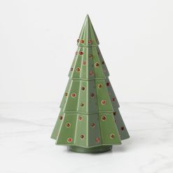 Alternative view of Lenox Premium Evergreen Large Lit Tree Figurine