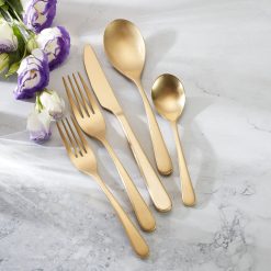 Alternative view of Lenox Premium Kenbrook Champagne Vintage 20-Piece Flatware Set
