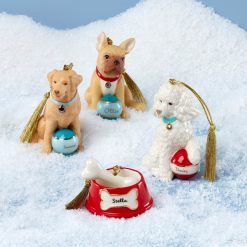 Alternative view of Lenox Premium Personalized Poodle Ornament
