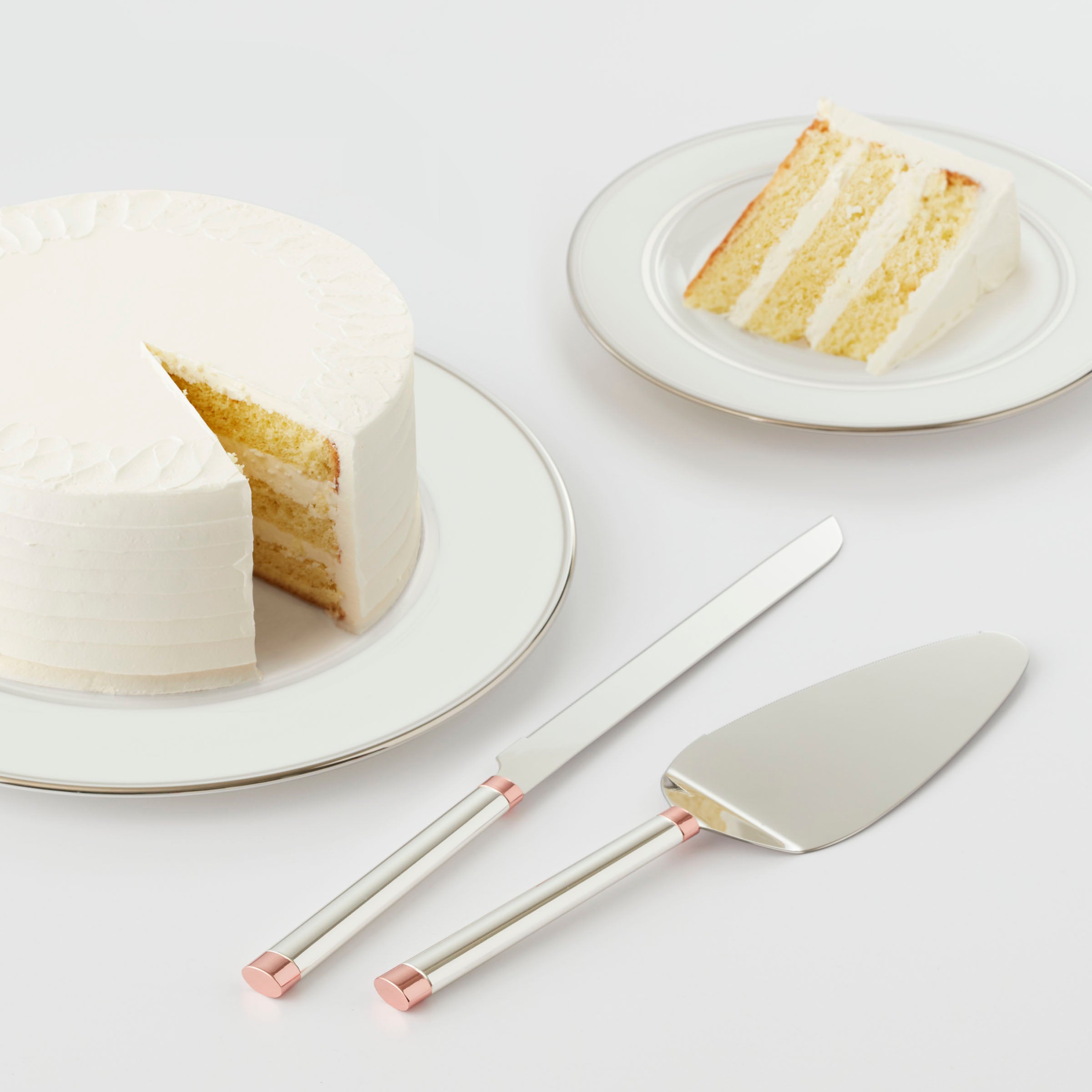 Lenox Premium Rosy Glow 2-Piece Dessert Set - Image 2