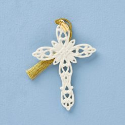 Lenox Premium 2026 Snow Fantasies Cross Ornament