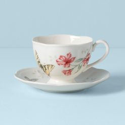 Lenox Premium Butterfly Meadow Dragonfly Cup & Saucer