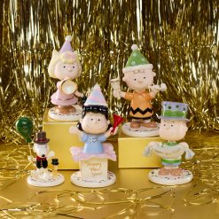 Alternative view of Lenox Premium Happy New Year Charlie Brown 5-Piece Figurine Set