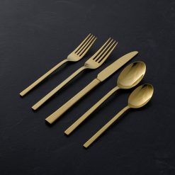 Alternative view of Lenox Premium Allay Champagne 20-Piece Flatware Set