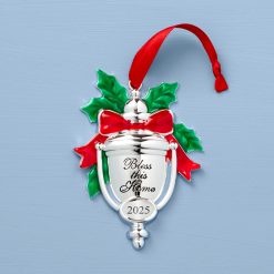 Lenox Premium 2026 Bless This Home Silverplate Ornament