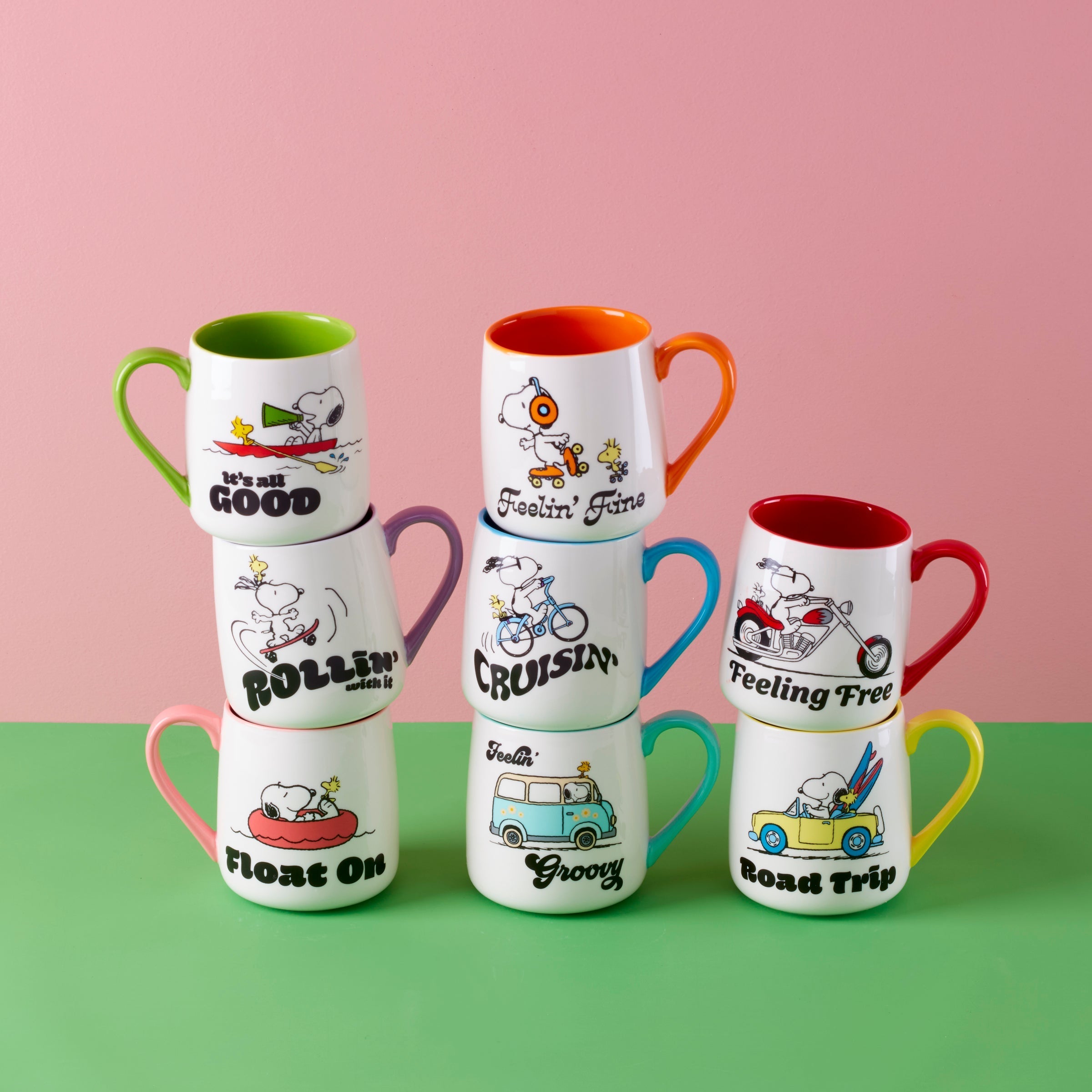 Lenox Premium Peanuts Mugs Road Trip-Float On, Set of 2 - Image 5